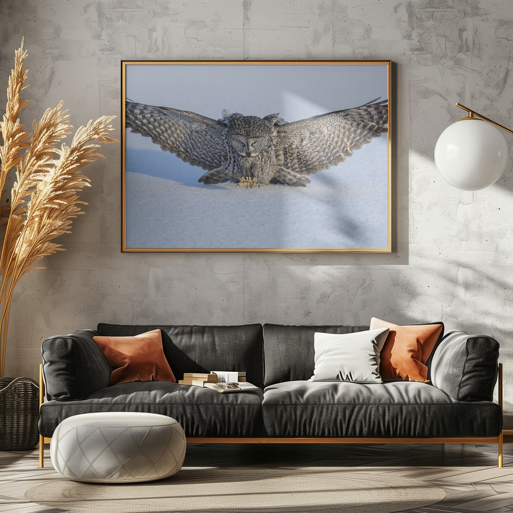 Hunting in The Morning Poster