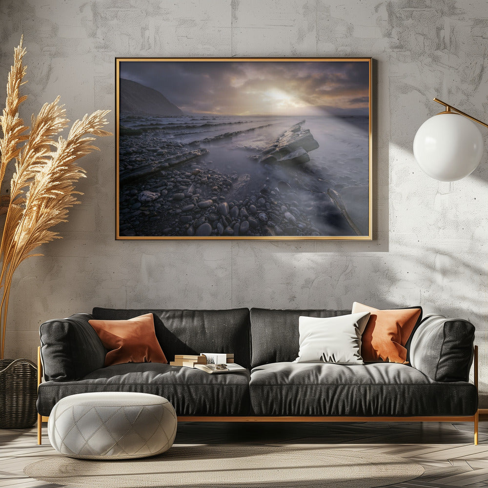 Barrika sunset Poster