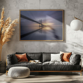 Sunrise bridge Poster