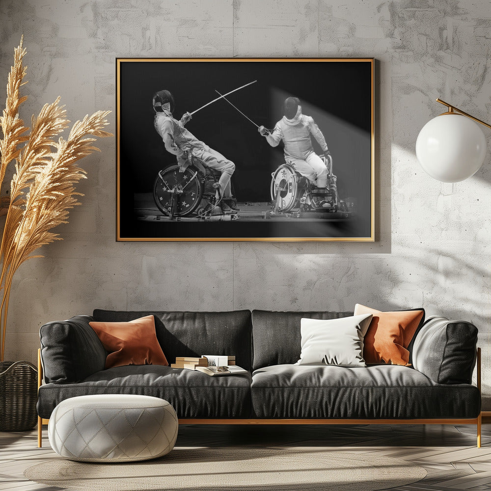 Wheelchair Fencing Poster