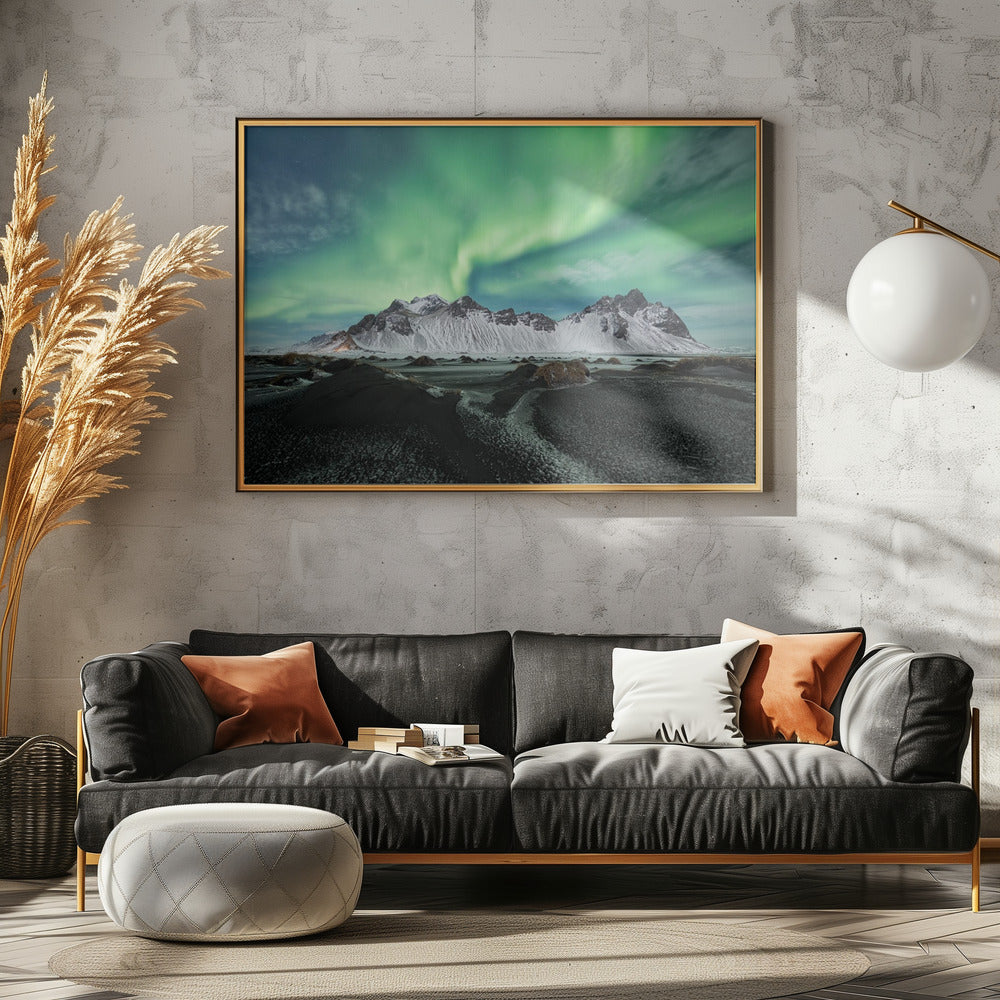 Stokksnes Aurora Poster