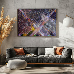 Electrify II - New York City Night Trails Poster