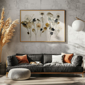 Beautiful Dry Flowers Poster