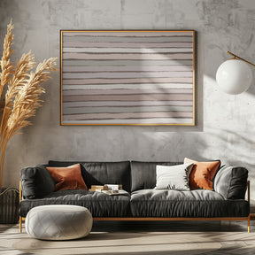 Pastel Stripes PAttern Poster