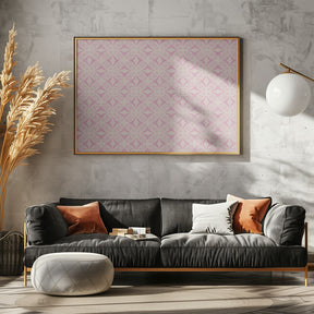 Pastel Symmetrical Pattern Poster