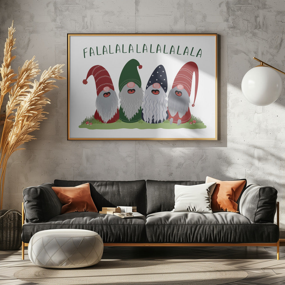 Fa la la la la gnomes Poster