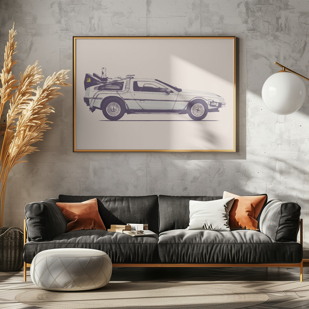 Delorean Poster