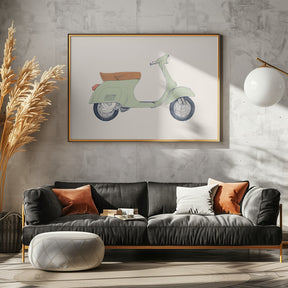 Vespa Print Poster