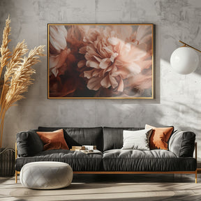 Splashed Peony Poster