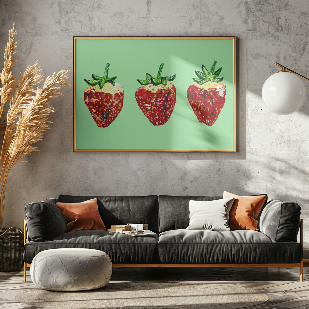 Strawberries Poster