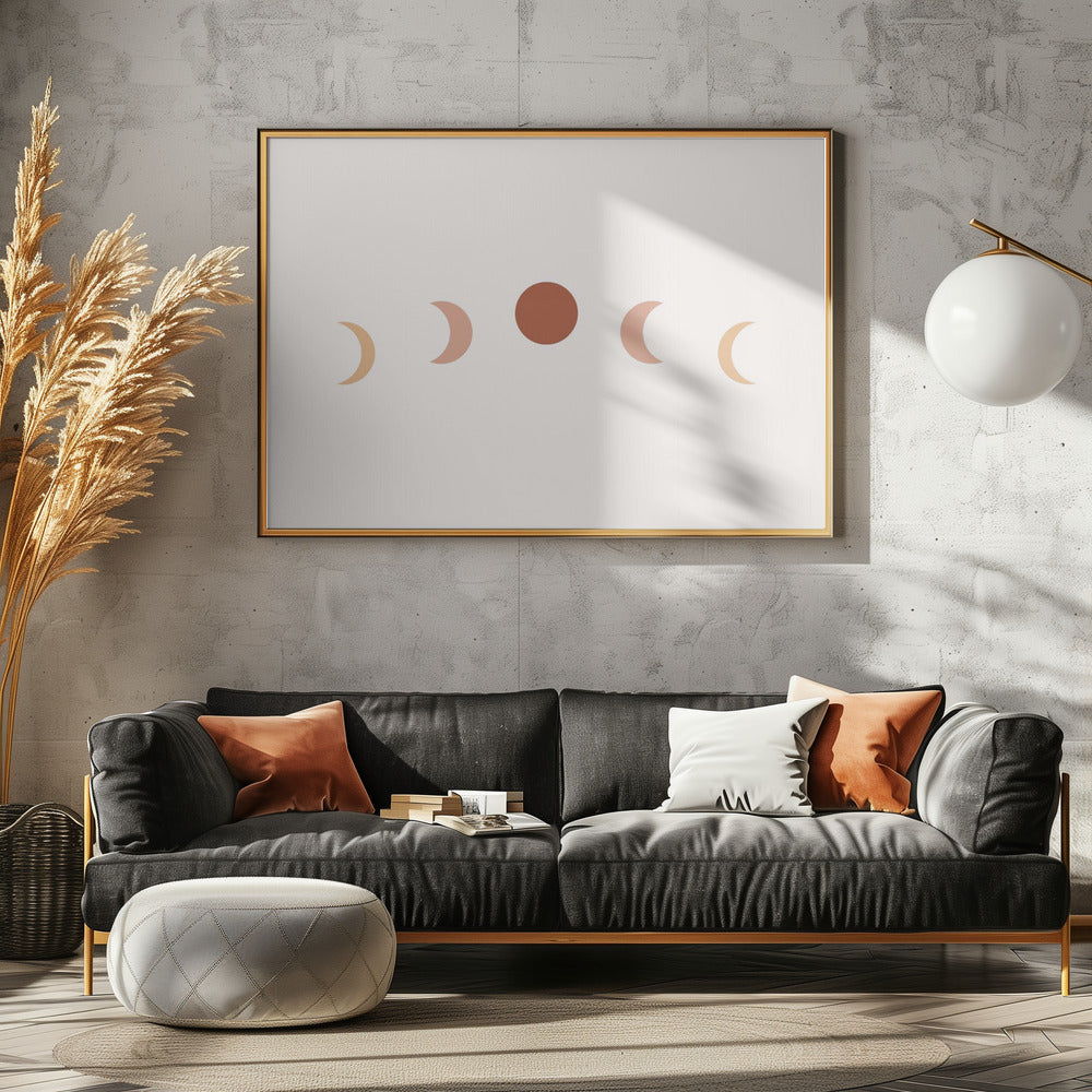 Moonphase No2 Poster