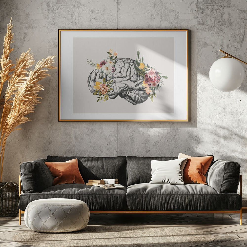 Brain Bloom Poster
