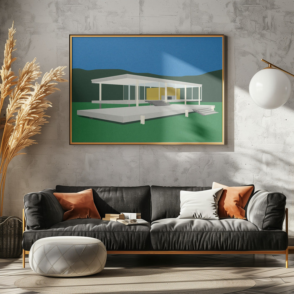 Ludwig Mies Van Der Rohe Farnsworth House Poster