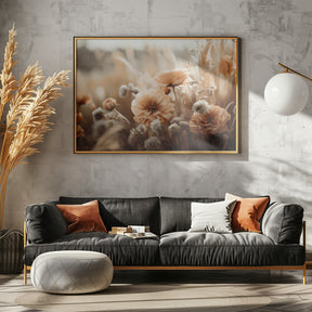 Orange Flowers No 2 Poster