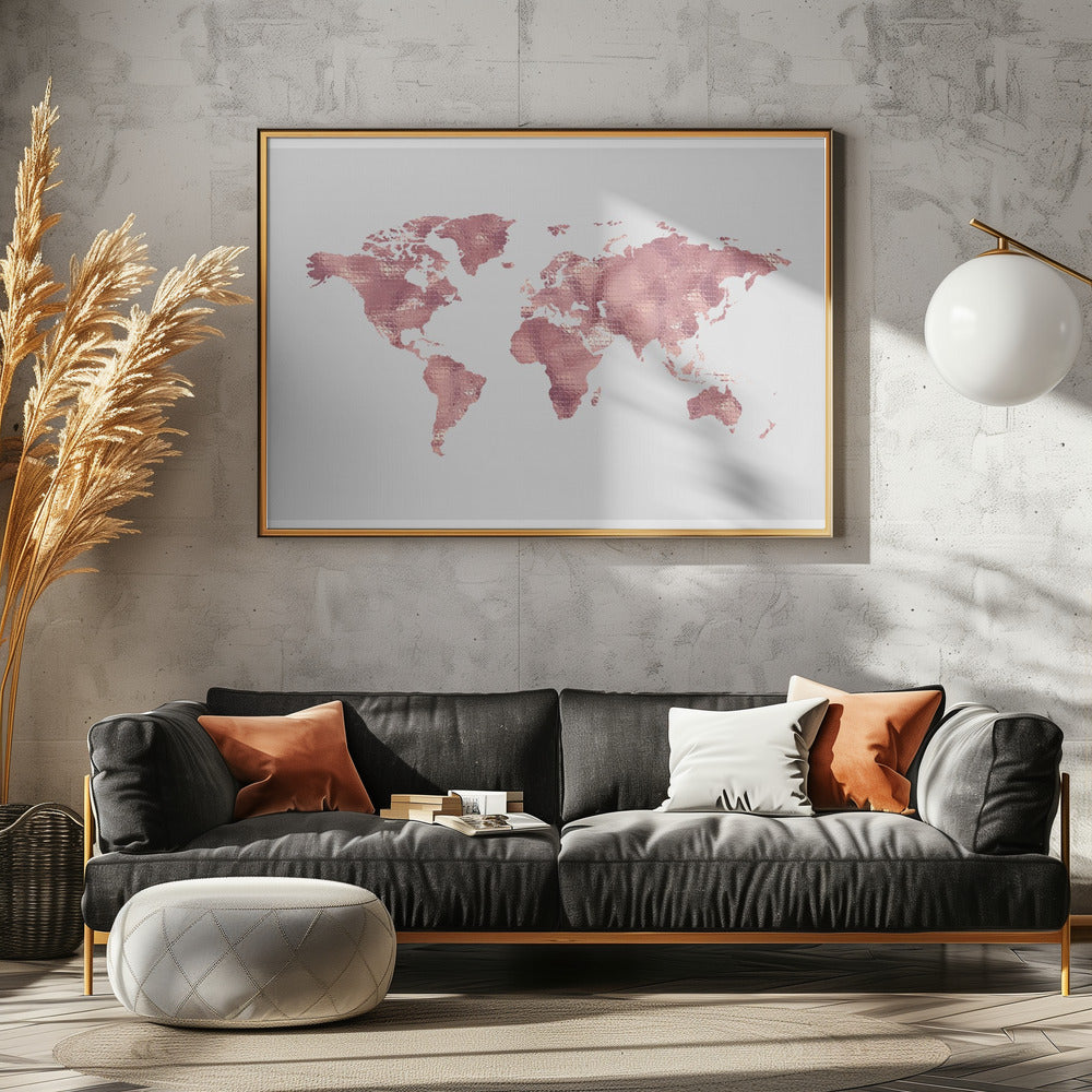 World Map No.2 Poster