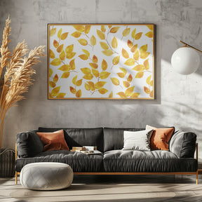 Curvy leaves Poster