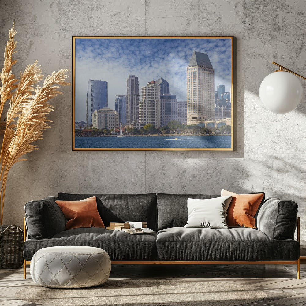 SAN DIEGO Skyline Poster