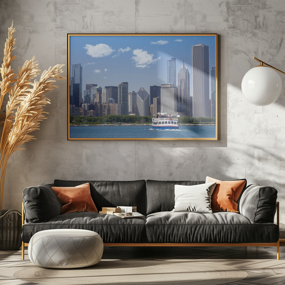 CHICAGO Skyline Poster