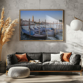 VENICE Grand Canal and St Mark&#039;s Campanile Poster