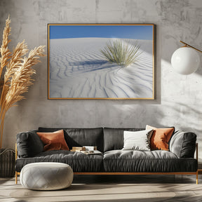 WHITE SANDS Idyllic scenery Poster