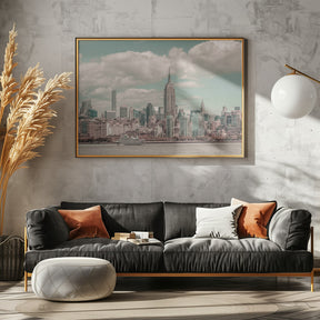 MIDTOWN MANHATTAN | urban vintage style Poster