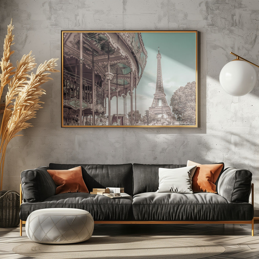 Typical Paris | urban vintage style Poster