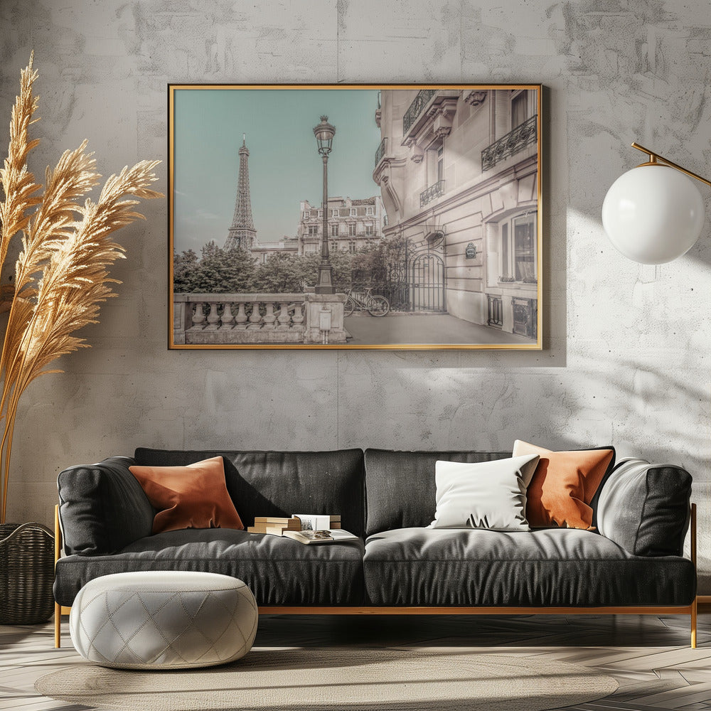 Parisian Charm | urban vintage style Poster