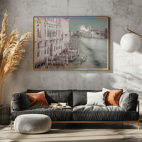 VENICE Canal Grande &amp; Santa Maria della Salute | urban vintage style Poster