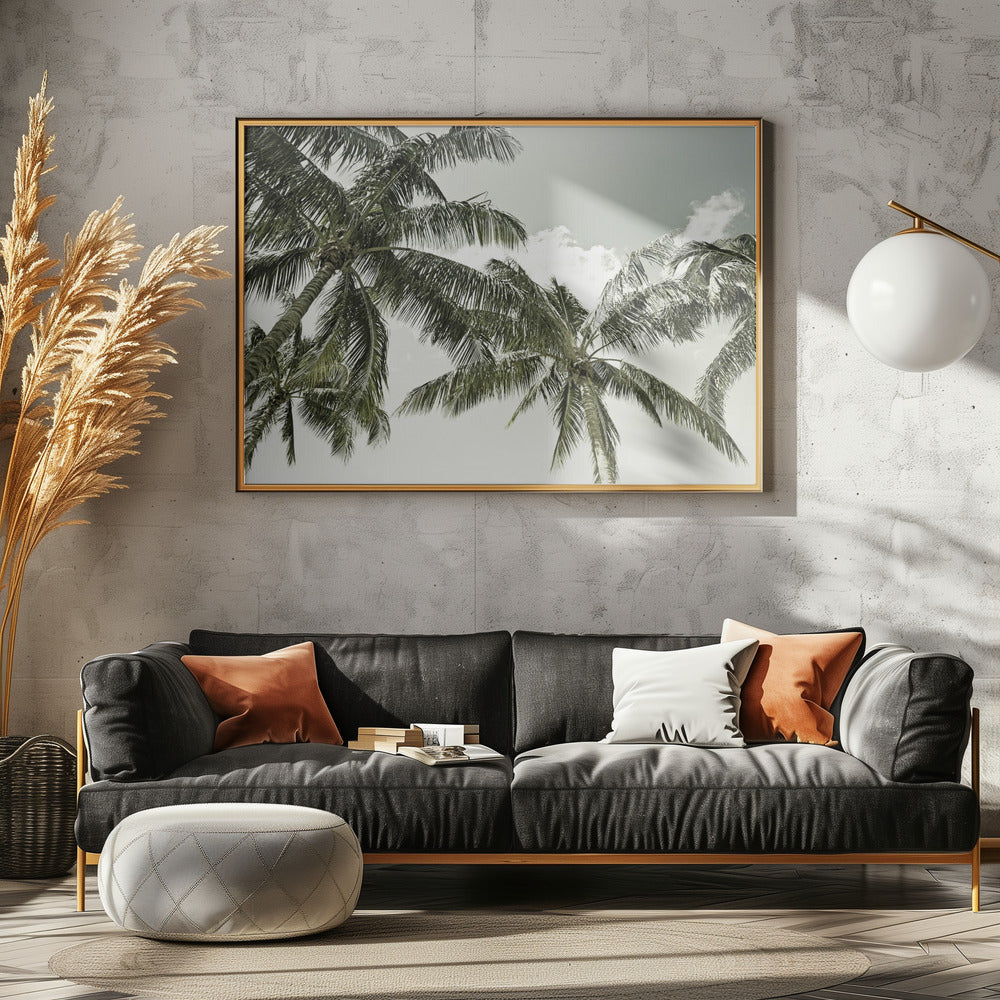 Vintage Palm Trees Poster