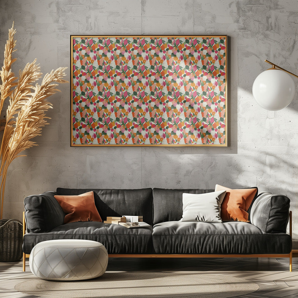 Fresh fruits pattern 3 Poster