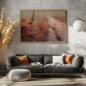 Red Flowers no 1 Poster