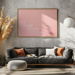 Muralla Roja In Pink Poster