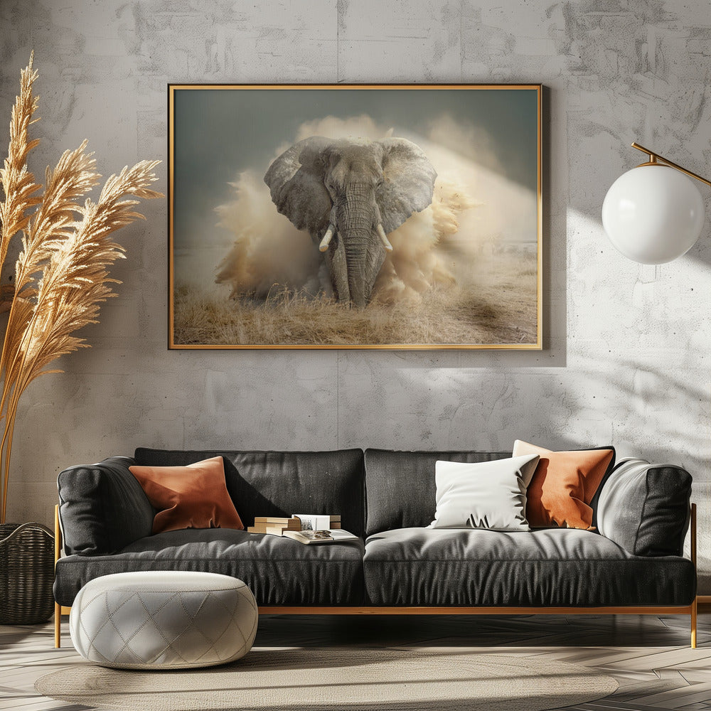 DesertElephant Poster