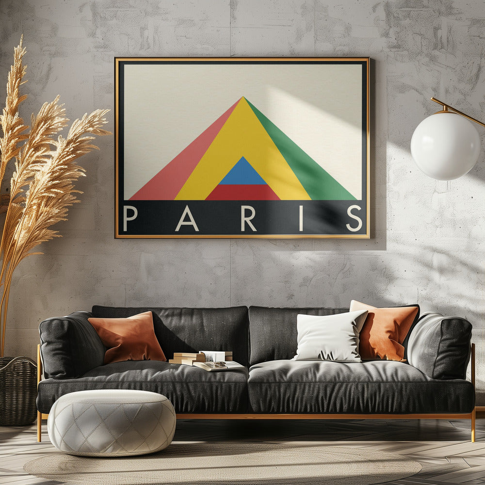 Paris Louvre Poster