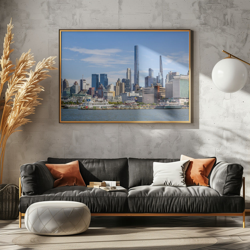 Western Midtown Manhattan Skyline Poster