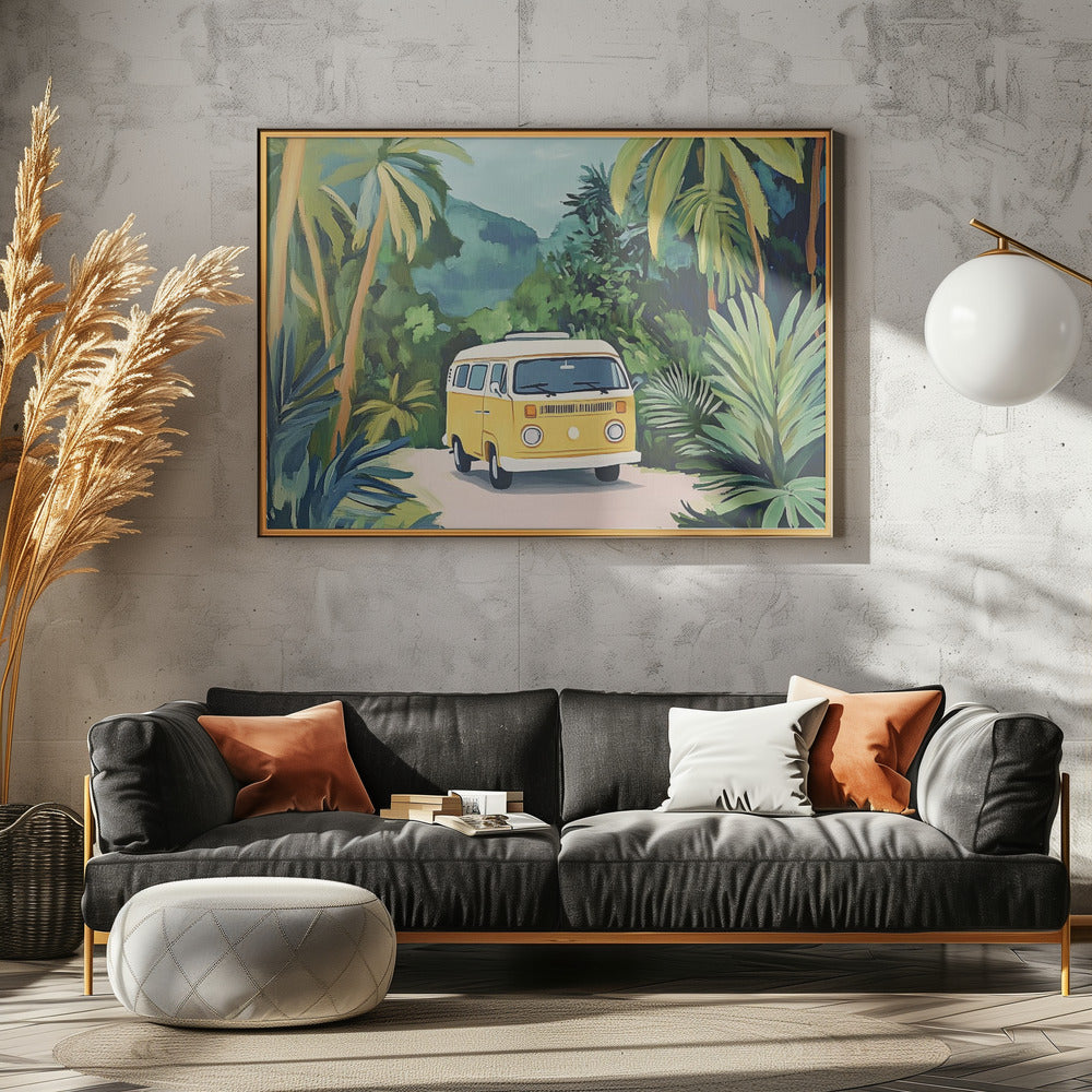 Vintage Camper Van Poster