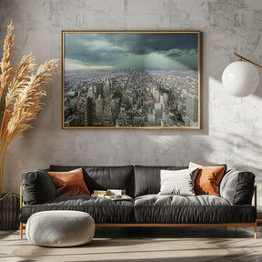 New-York under storm Poster