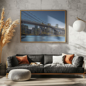 New York - Blue Hour over Manhattan Poster