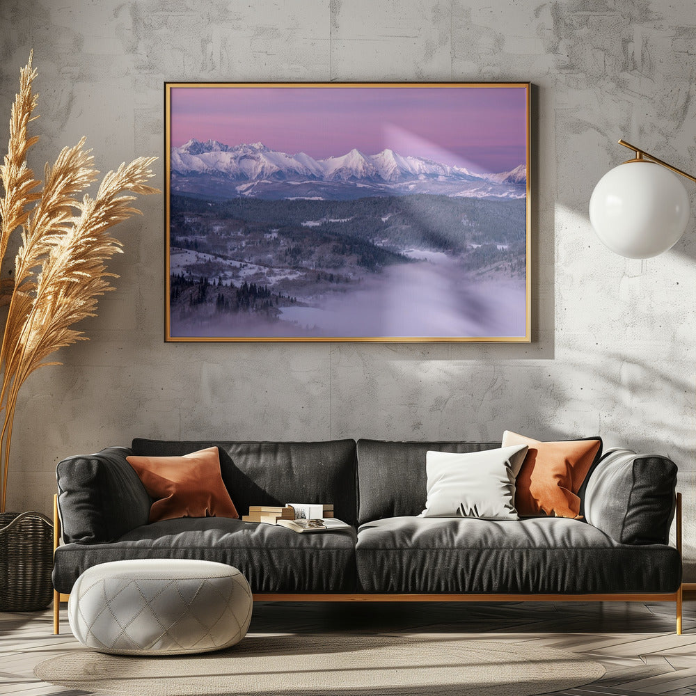 Dawn - Tatra Mountains Poster