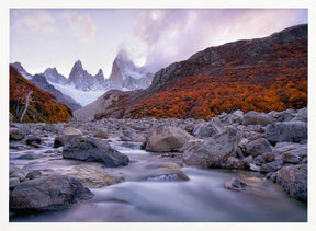 Fitz Roy under Twilight Poster