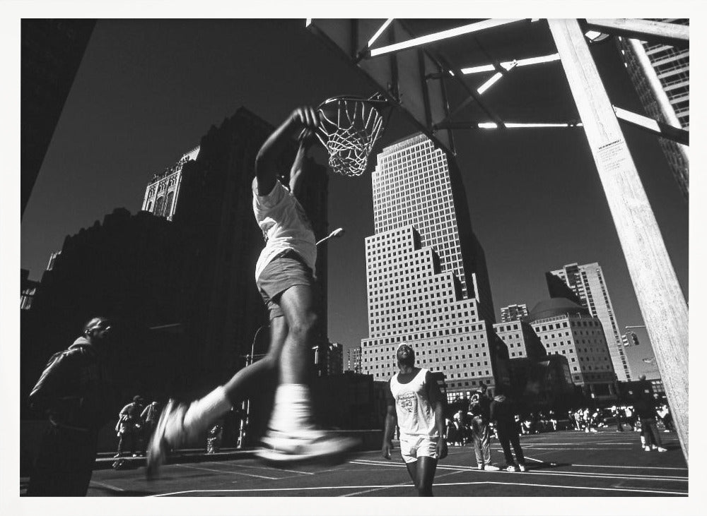 Streetball Dunking Poster