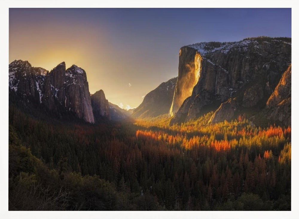 Yosemite Firefall Poster