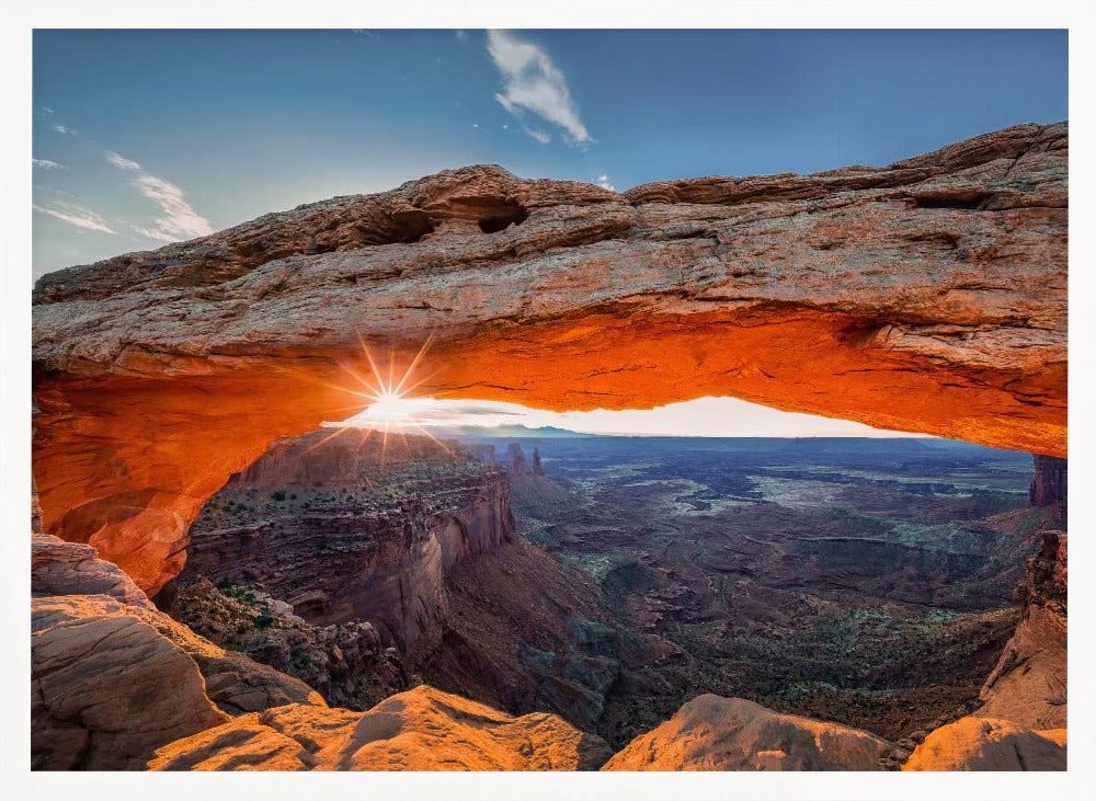 Sunrise at Mesa Arch Poster