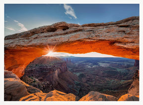 Sunrise at Mesa Arch Poster