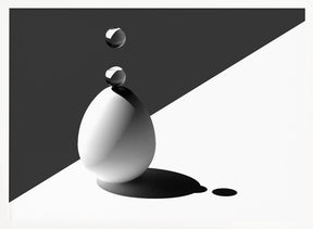 Drops on Egg Poster