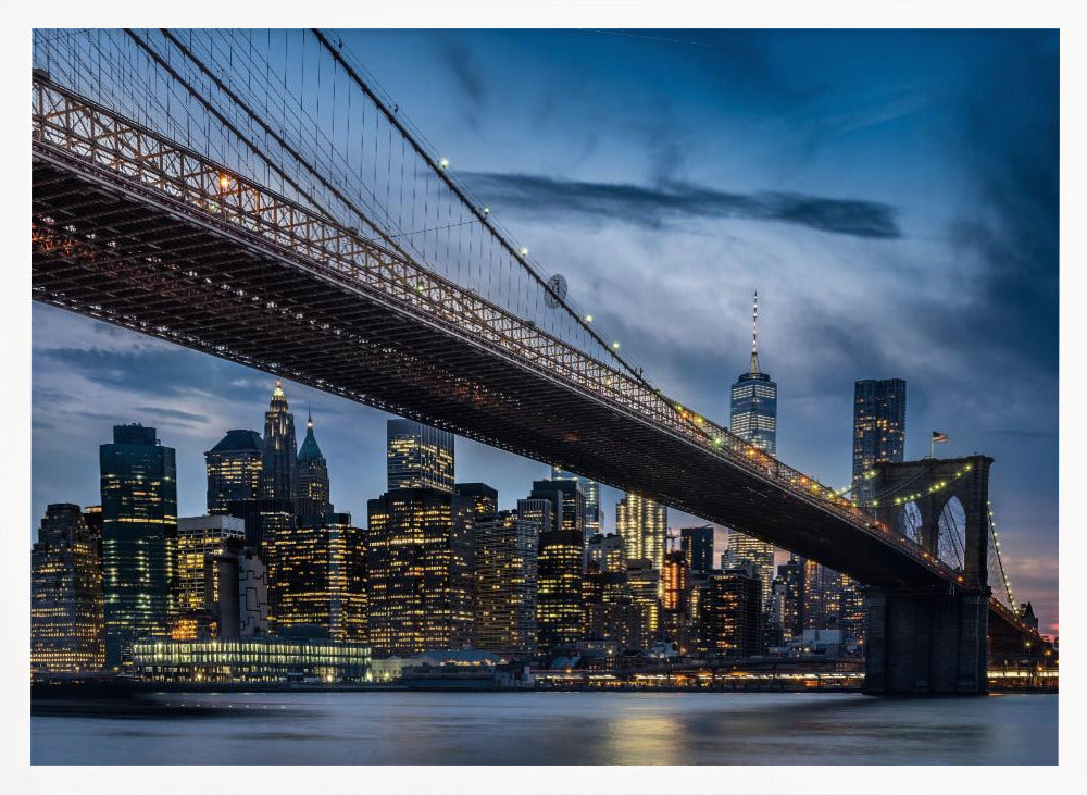 Manhattan from Dumbo Poster