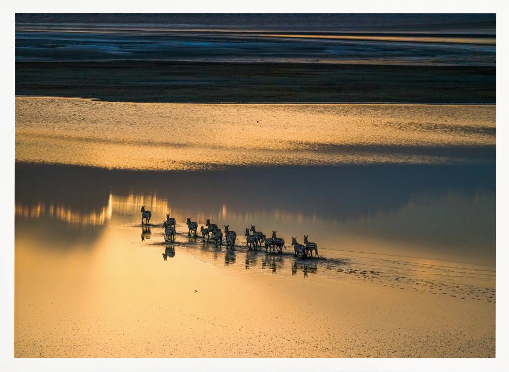 Sunset Crossing Poster