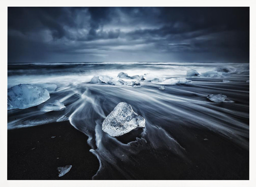 Blue Jokulsarlon Poster