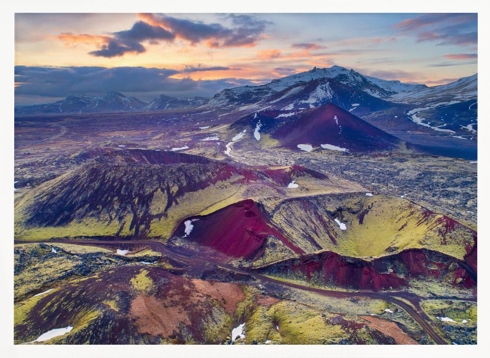 Land of Volcanos Poster