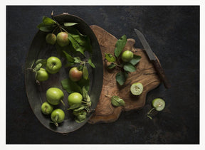 Green apples Poster